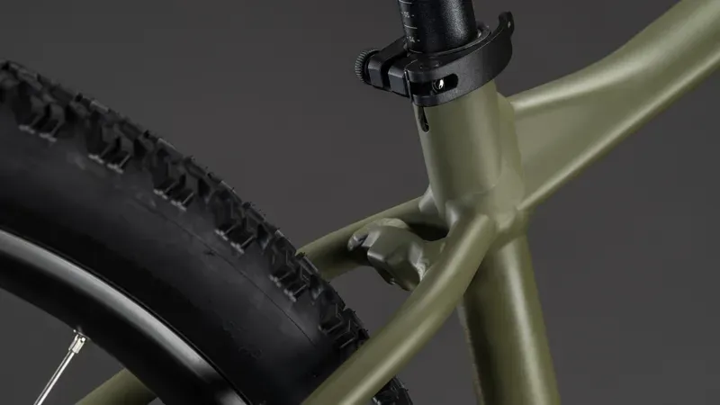 Cube Aim SLX Mountain Bike in Dusty Olive/Gold-6