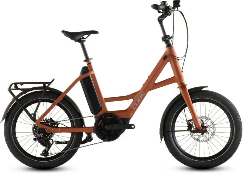 Cube Compact Hybrid 545 E-Hybrid Bike in Rust Orange