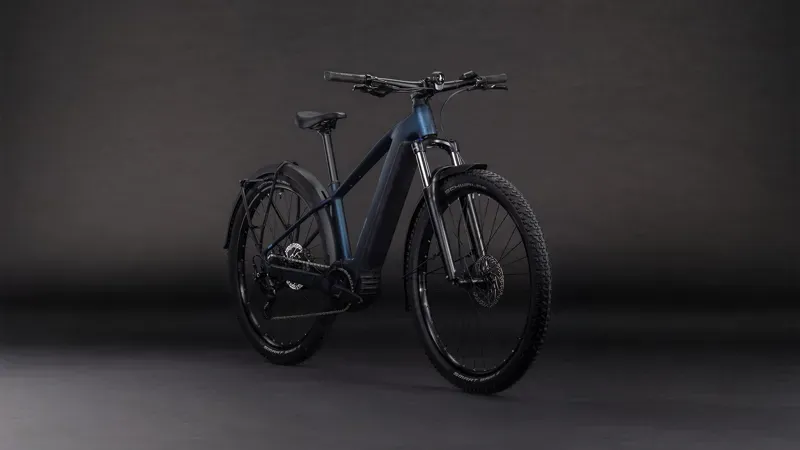 Cube Reaction Hybrid Performance 600 FE E-MTB In Indigo Blue/Reflex-1