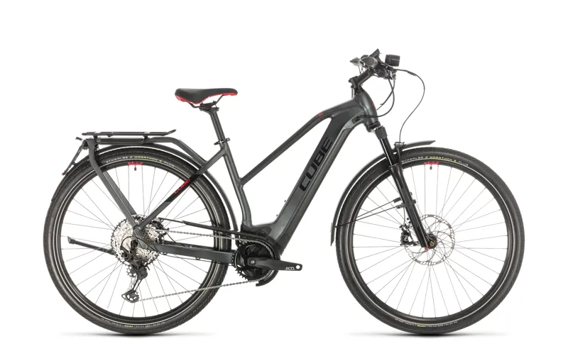 2021 Cube Kathmandu Hybrid 45 625 Electric Hybrid Bike in Grey