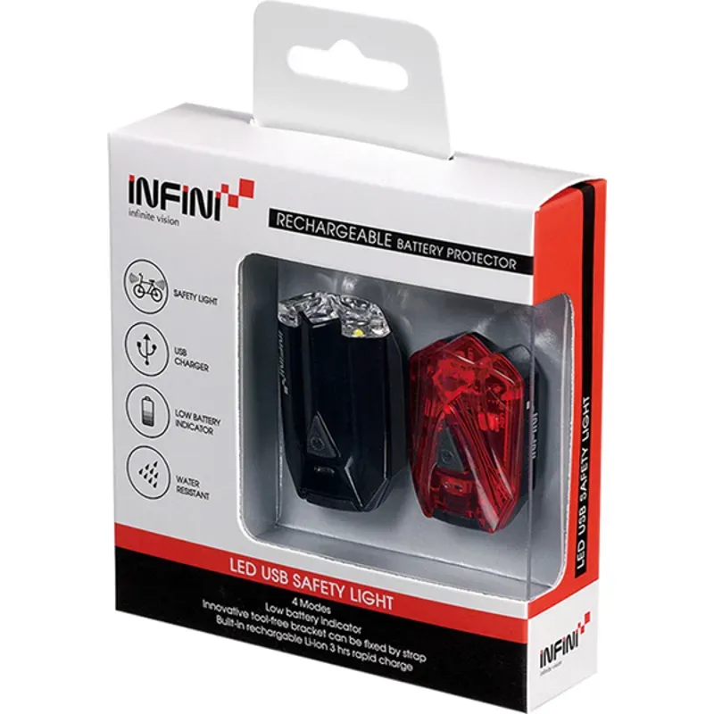 Infini Lava Twin Pack USB Lightset in Black