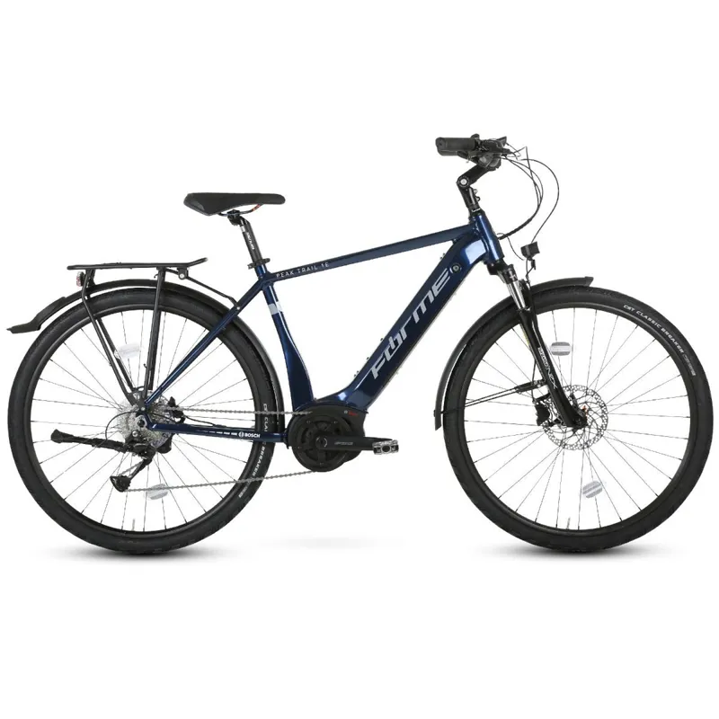 Forme Peak Trail 1 E Electric Hybrid Bike in Blue