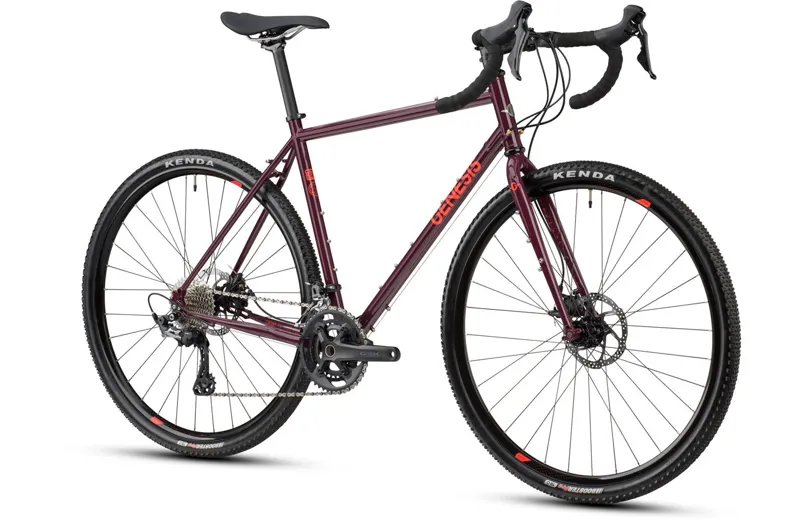 2021 Genesis Croix De Fer 30 Steel Gravel Bike in Purple-1