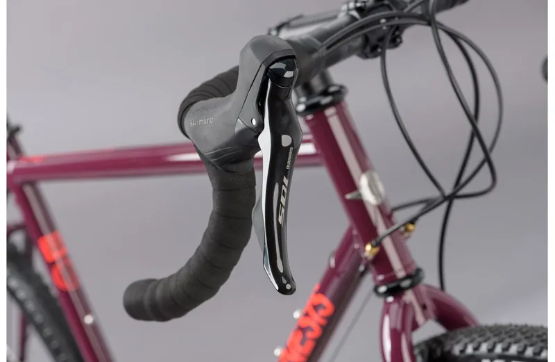 2021 Genesis Croix De Fer 30 Steel Gravel Bike in Purple-2