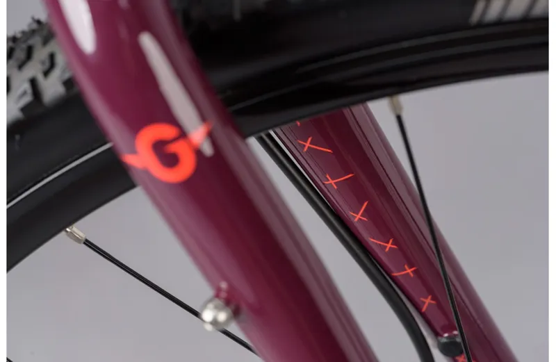 2021 Genesis Croix De Fer 30 Steel Gravel Bike in Purple-6