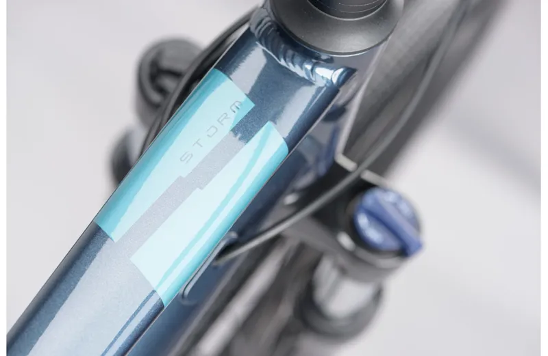 2021 Ridgeback Storm Hybrid Bike in Blue-7