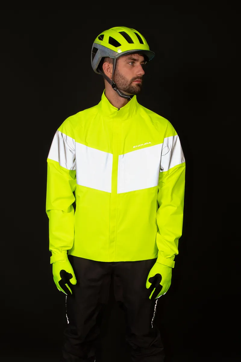 Urban Luminite EN1150 Waterproof Jacket Hi-Viz Yellow-2