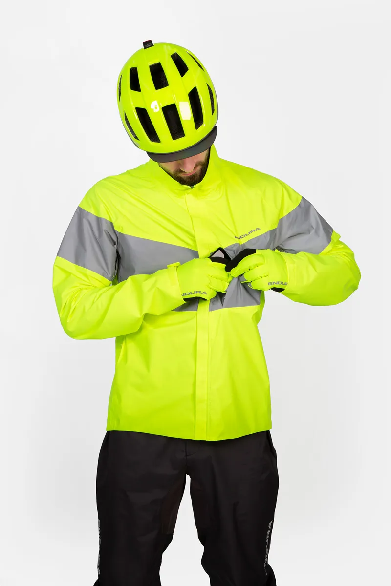 Urban Luminite EN1150 Waterproof Jacket Hi-Viz Yellow-3