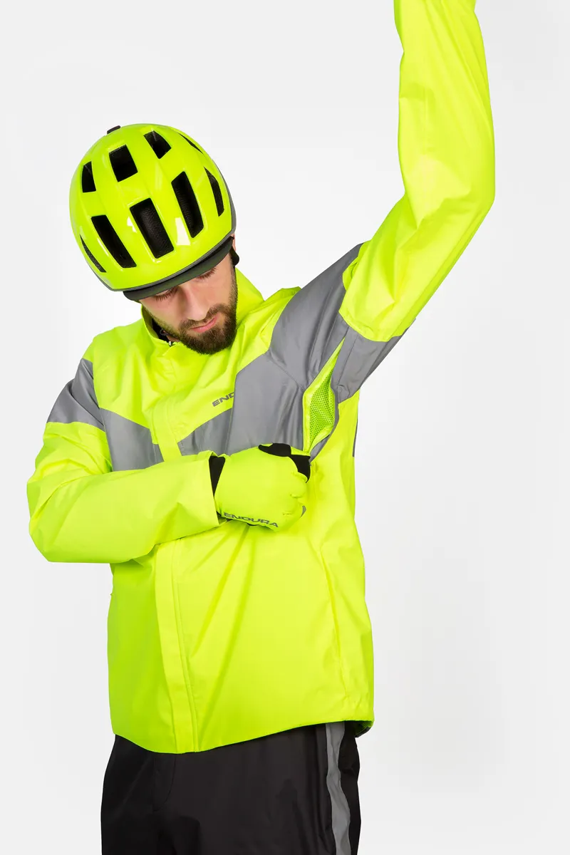 Urban Luminite EN1150 Waterproof Jacket Hi-Viz Yellow-4