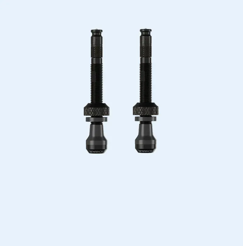 Schwalbe Clik Valve Cores with Head Adapter Presta Pair in Black-2