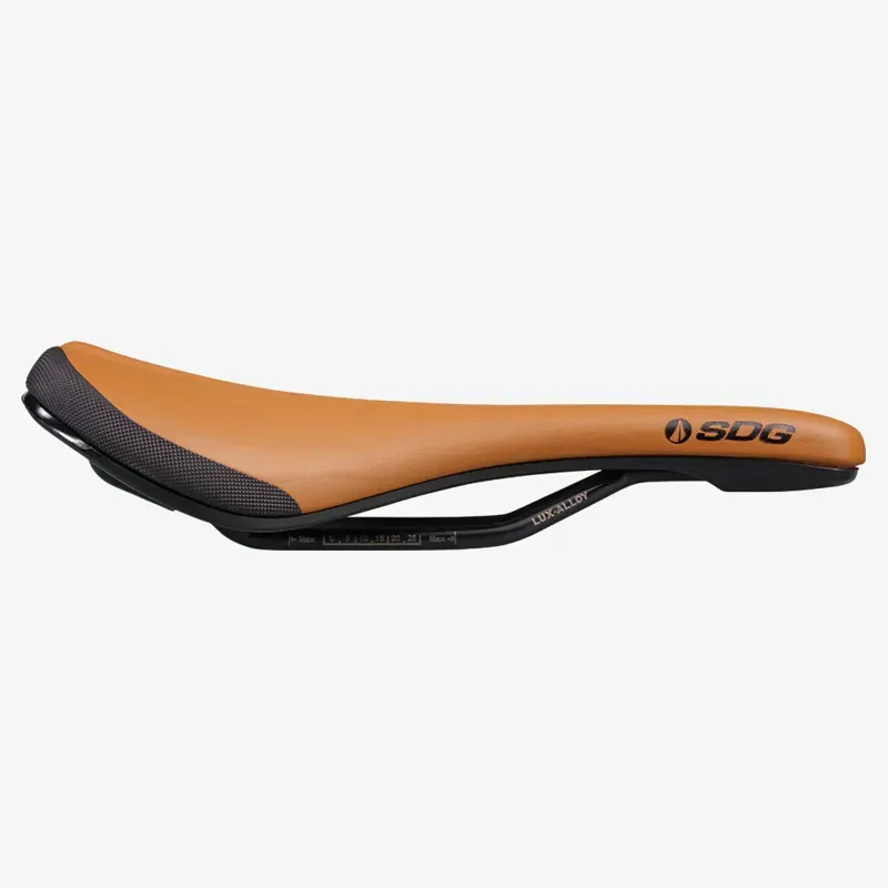 SDG Bel-Air V3 Saddle w/ Lux-Alloy Rails in Matte Black/Olive Green-1