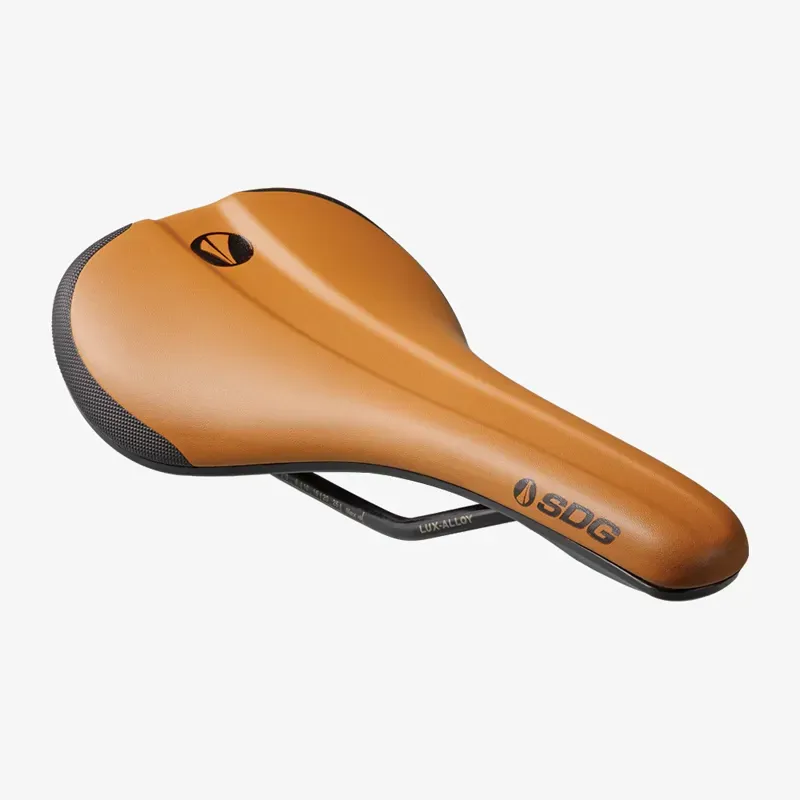 SDG Bel-Air V3 Saddle w/ Lux-Alloy Rails in Matte Black/Olive Green-4