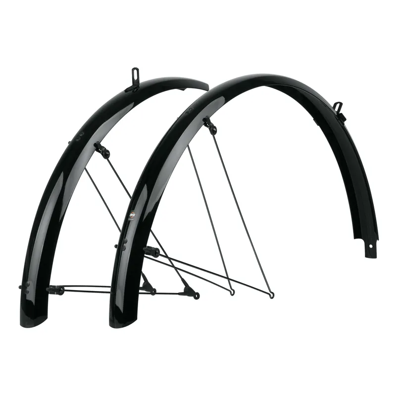 SKS Bluemels 28-inch Front and Rear Mudguard Set in Black