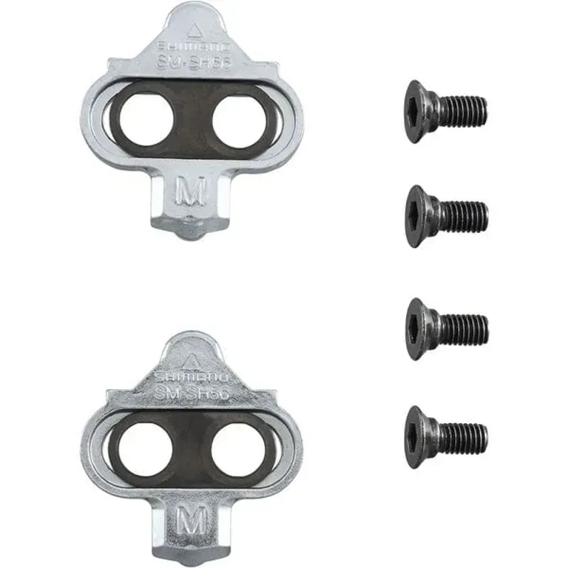 Shimano Spares SH56 Multi-release Cleat Pair in Silver