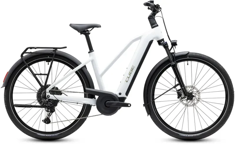 Cube Touring Hybrid One 600 Bike in Metallicwhite