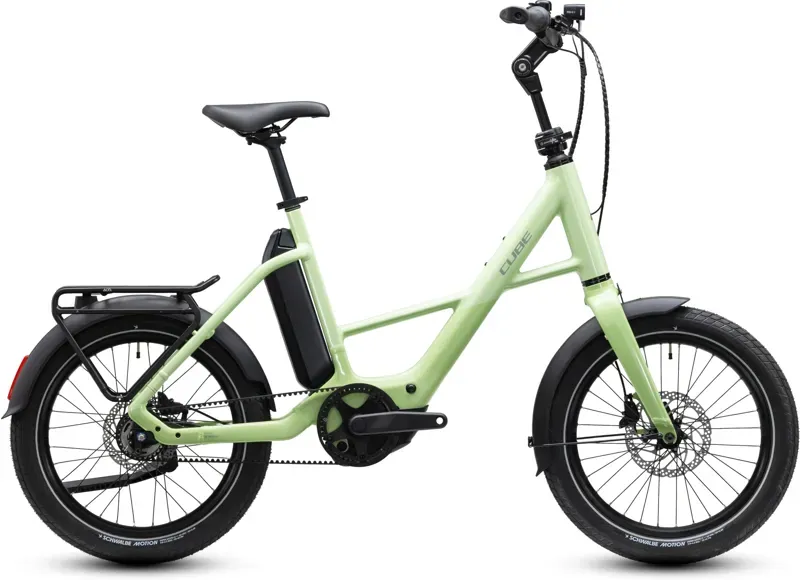 Cube Compact Hybrid Deluxe 540 Compact eBike in Lind Green/Reflex