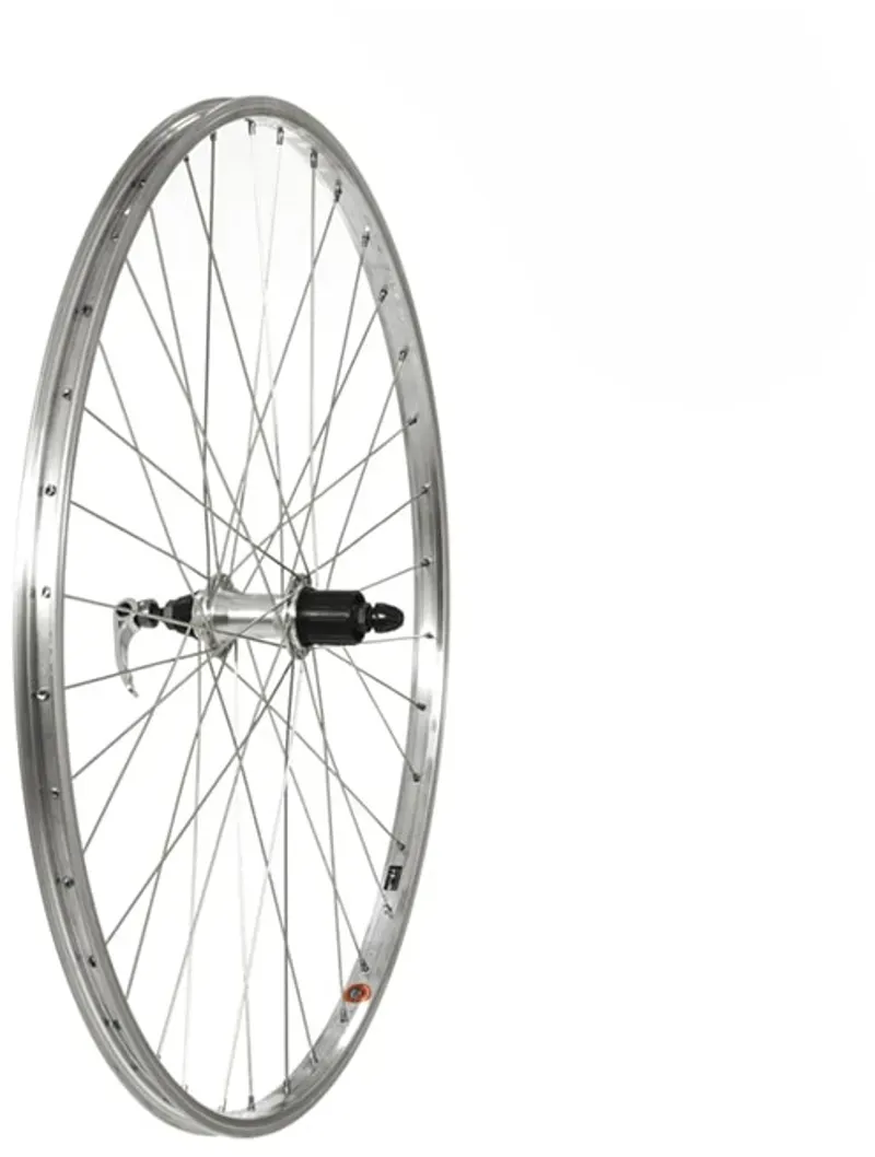 Tru-Build Wheels 26x1.75-inch 7-speed Cassette QR Rear Wheel in Silver