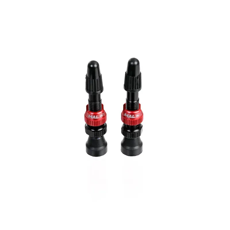 Halo Tubeless Valves in Black